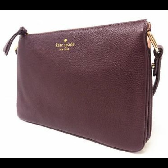 Kate Spade BRAND NEW Purple Leather Crossbody Bag - Picture 6 of 6